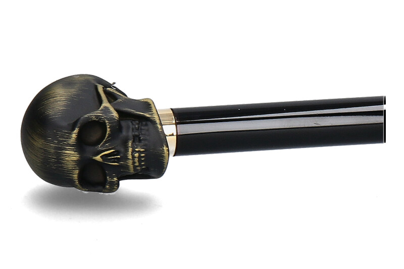 Utile4 Schuhanzieher SKULL MATT BLACK GOLD