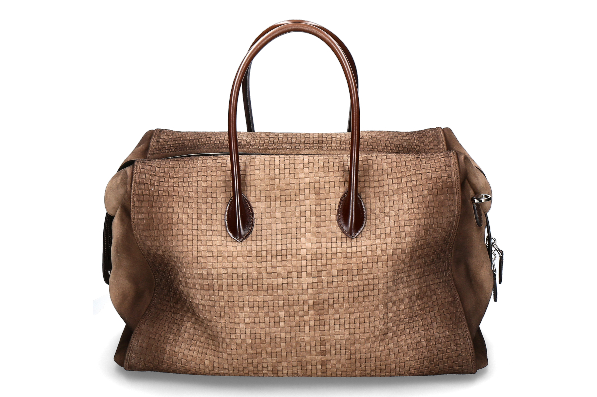 Santoni Herren- Weekender dunkelbraun