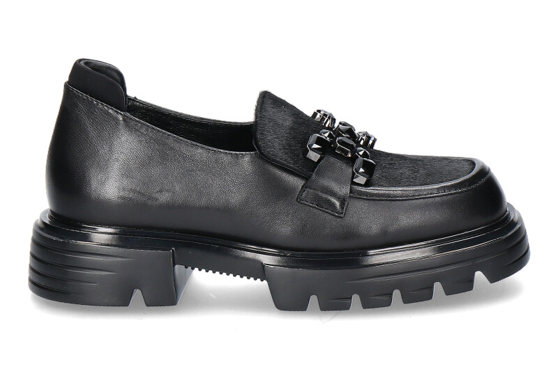Jeannot Loafer SJ624J NAPPA CAVALLINO- nero/ schwarz