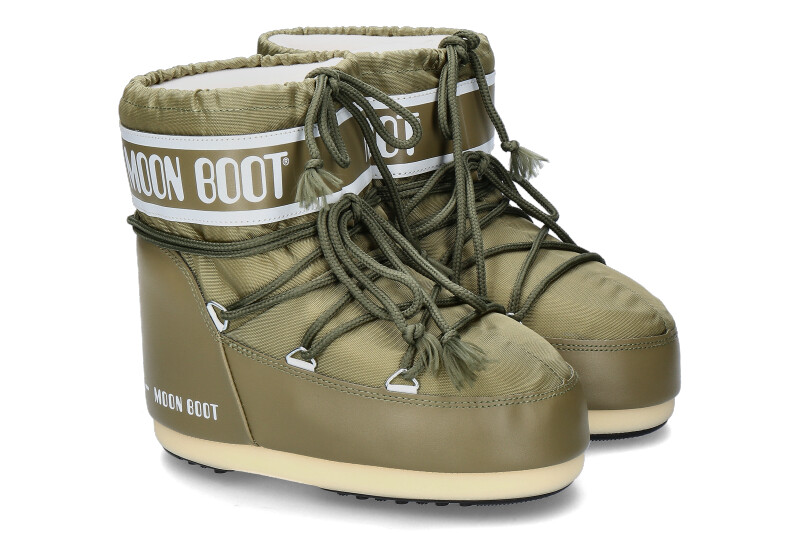 Moon Boot Snowboots ICON LOW NYLON- khaki/ grün