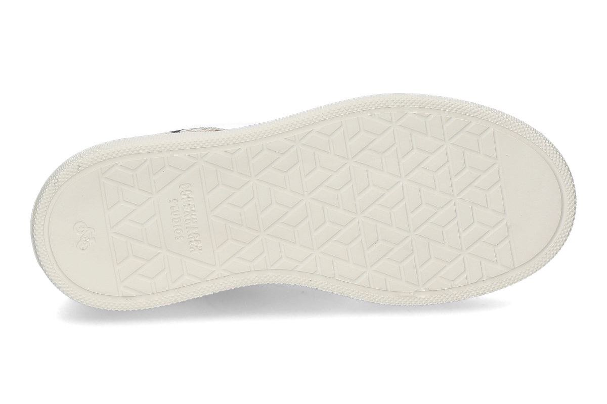 Copenhagen Studios Damen- Sneaker CPH191 LEATHER MIX- snake cream_232900540_5