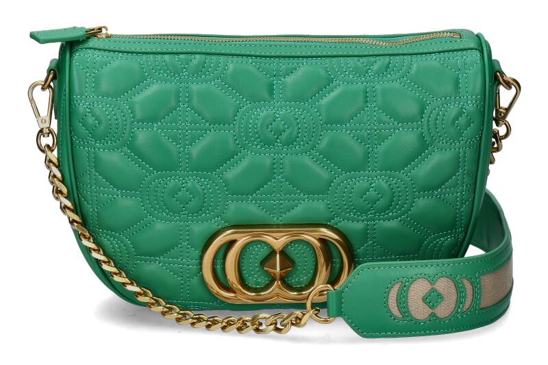 La Carrie Schultertasche LEATHER GREEN