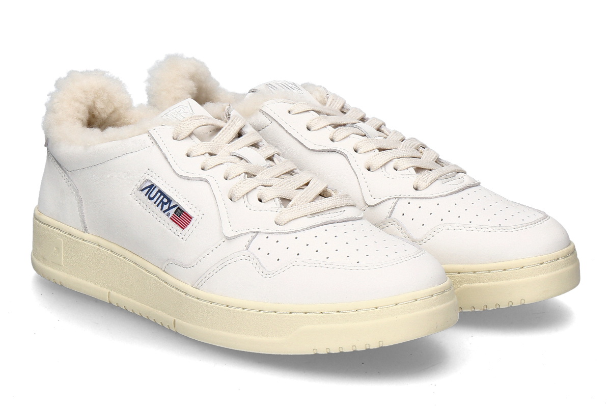 Autry Herren- Sneaker MEDALIST GOAT/SHEARLING- white