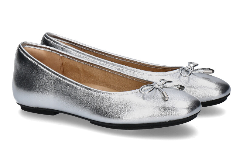 Fitflop Ballerina SOFT METALLIC-LEATHER MARY JANE- silver