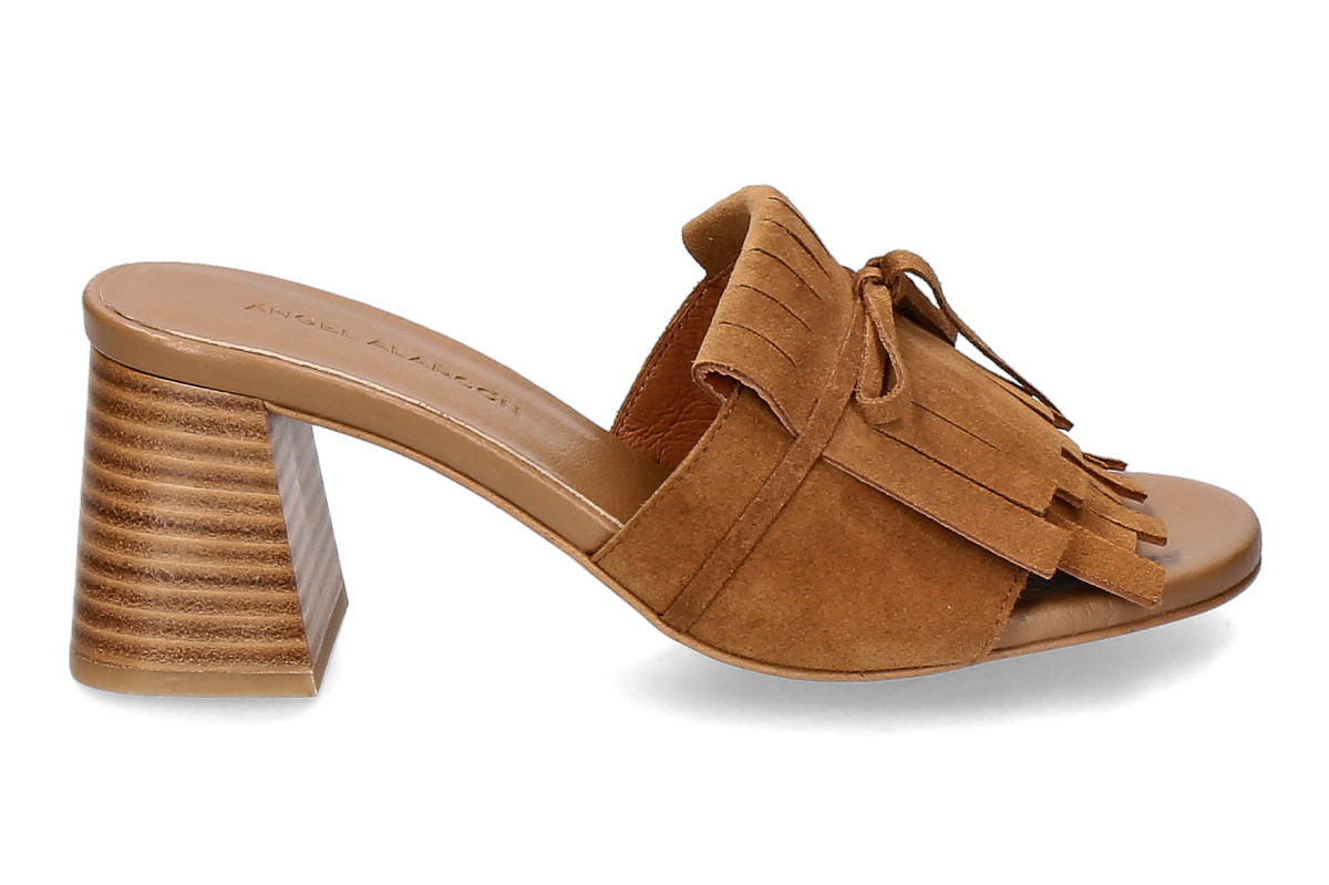 Angel Alarcon Pantolette LORETTA- tabaco/ mittelbraun
