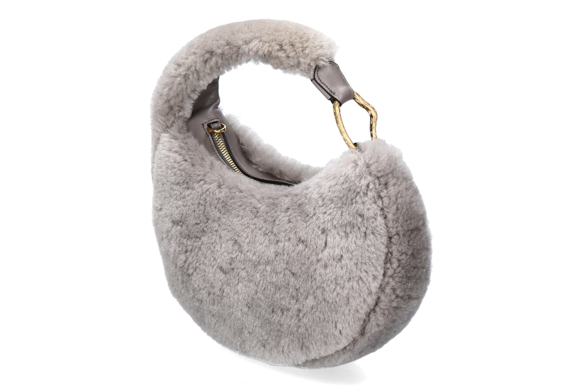 Biagini Ballon-Tasche BALOON FURRY - grigio / grau