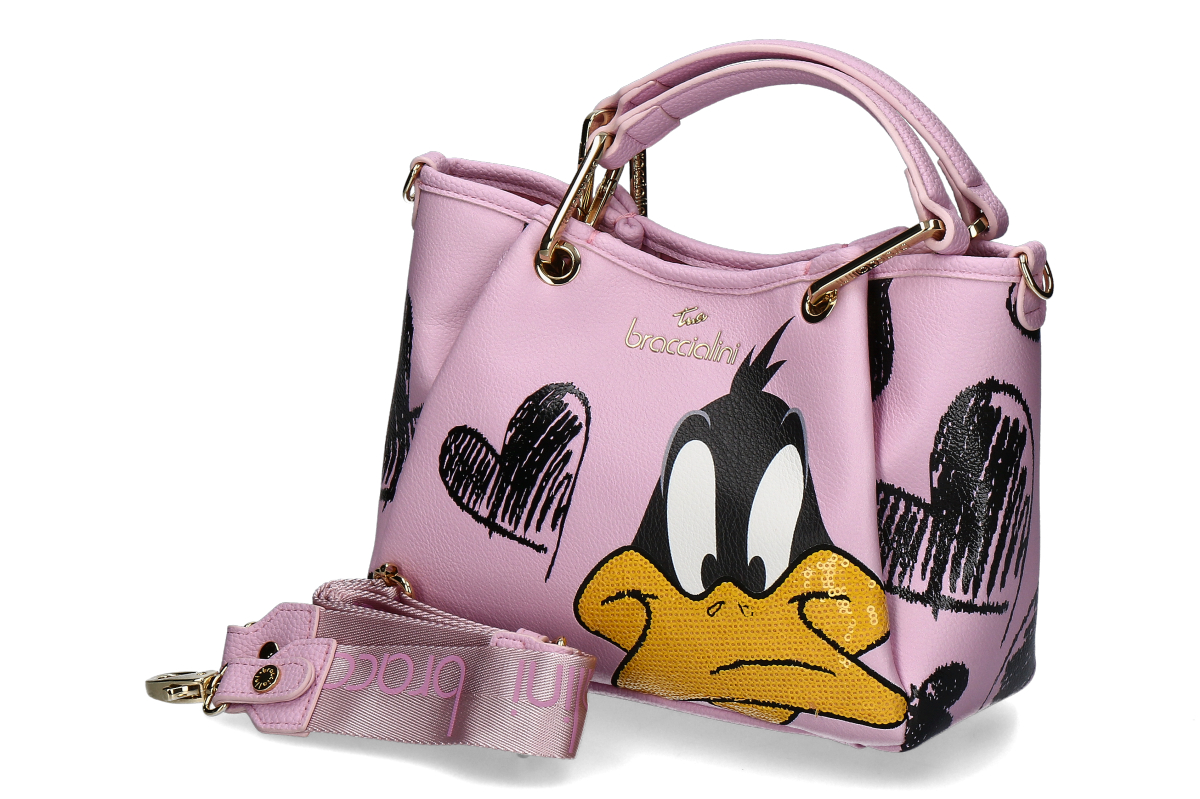 Braccialini Handtasche DUFFY DUCK- rosa/ pink