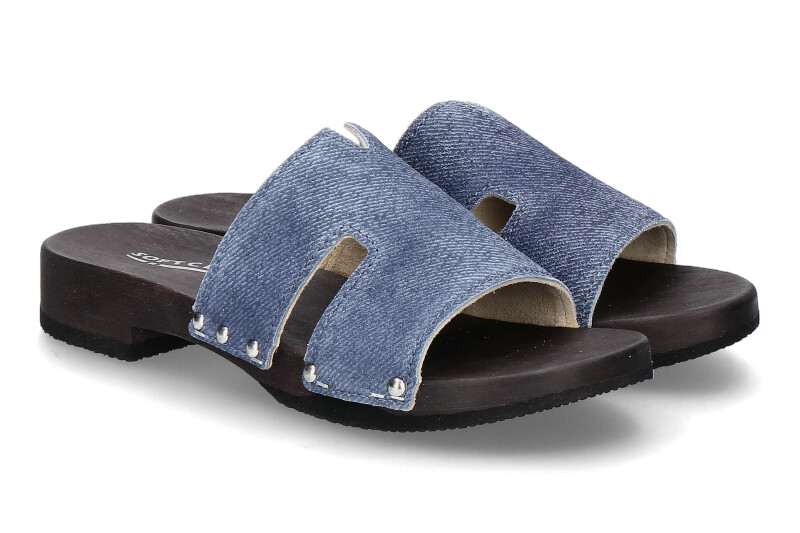 Softclox Pantolette BLIDA JEANSLOOK- dunkelblau