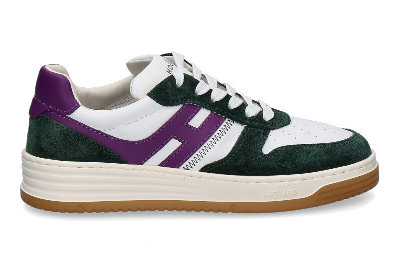 Hogan Sneaker H630 ALLACCIATO WHITE GREEN PURPLE