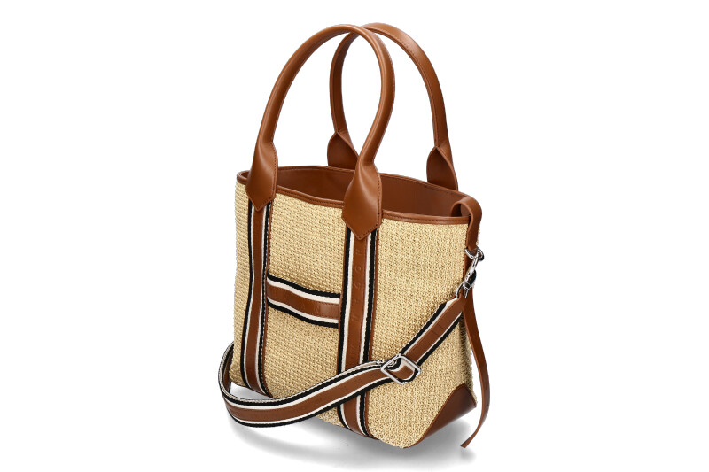 Hogan Shopper SCRIPT SHOPPING MEDIA RAFFIA- cognacbraun