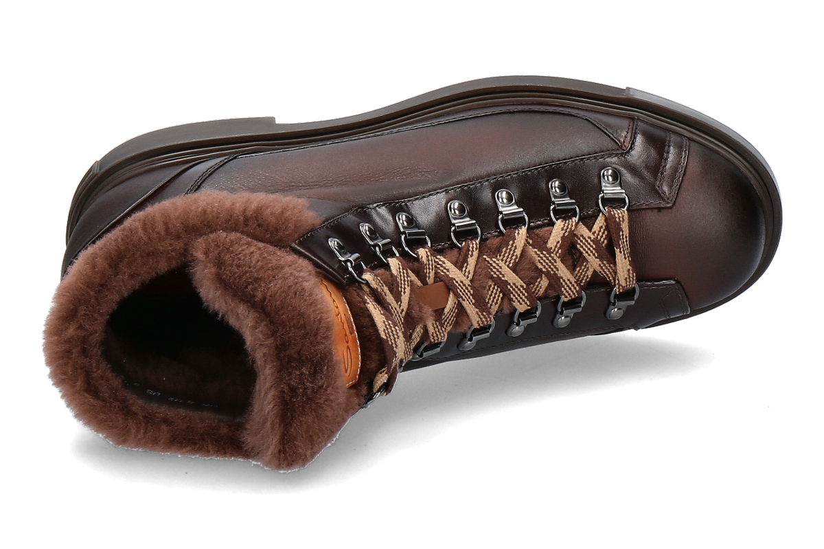 Santoni Herren Schür-Boots FARCRY gefüttert- dark brown_152300036_5