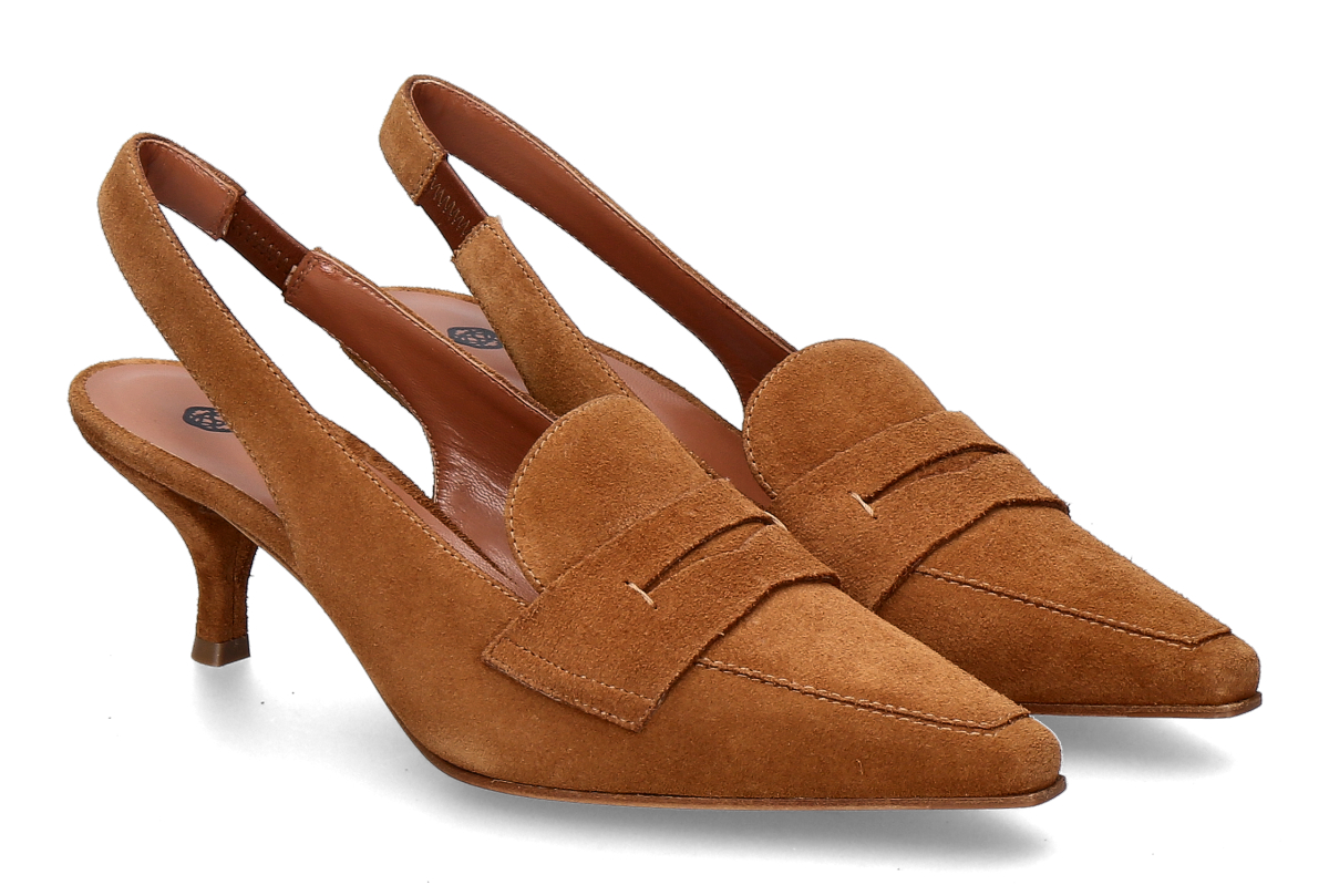 Roberto Festa Slingpumps ARTEMID SOFTY- cognac/ braun