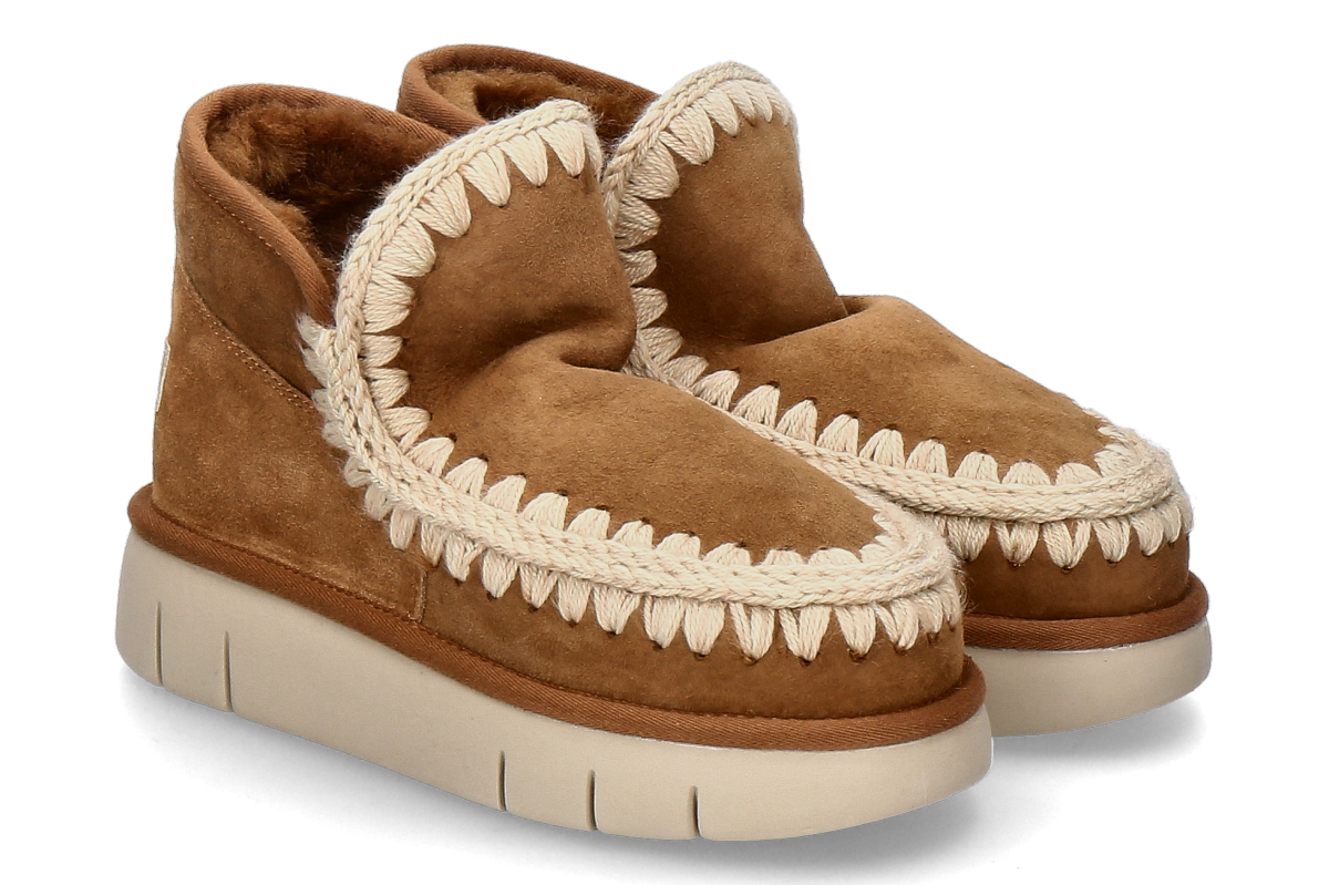 MOU Boots gefüttert ESKIMO BOUNCE- cognac/ mittelbraun