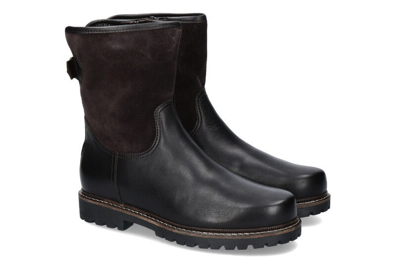 Dirndl + Bua Stiefelette gefüttert PANIOLO velour moro