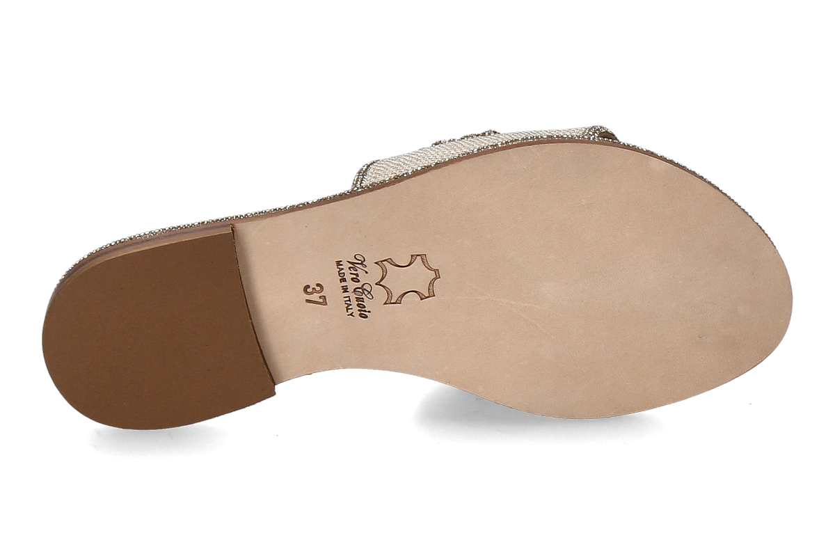 Paola Fiorenza Pantolette LINONE GLACEE- scuro beige_271400064_4