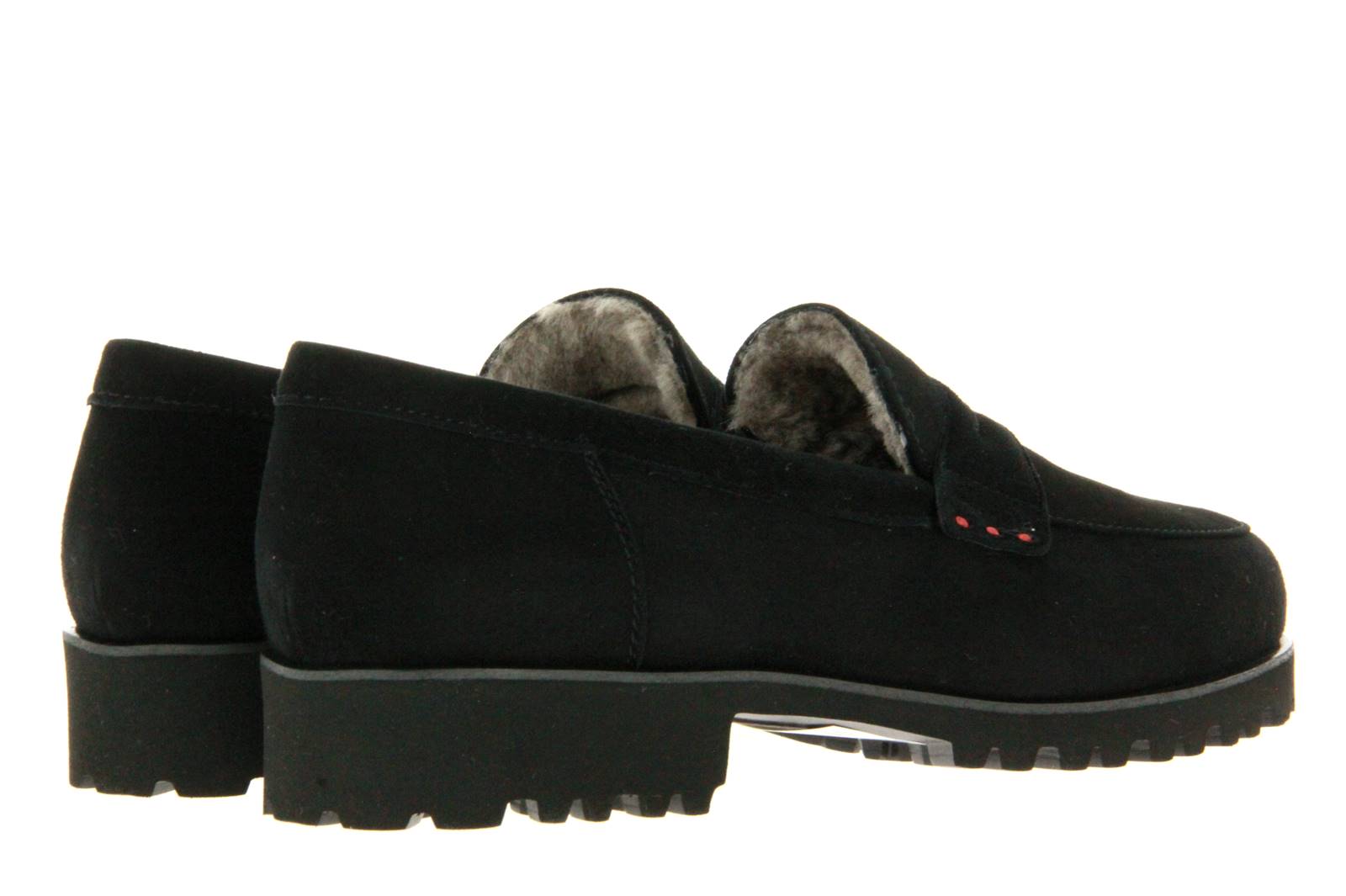 Pas de rouge Slipper gefüttert MARTA CAMOSCIO NERO (36)