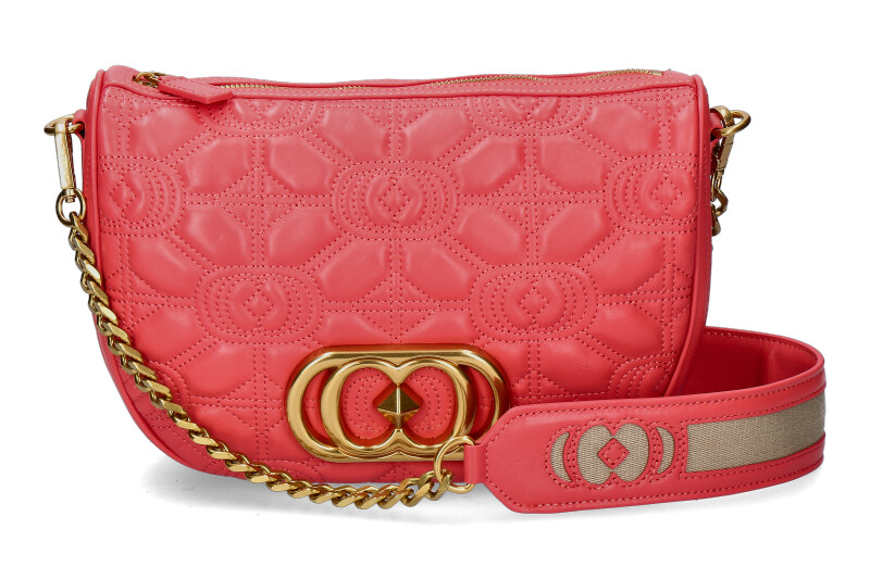 La Carrie Schultertasche LEATHER CORAL