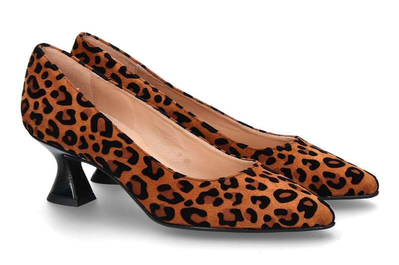 Status Pumps LEOPARDINO COGNAC 