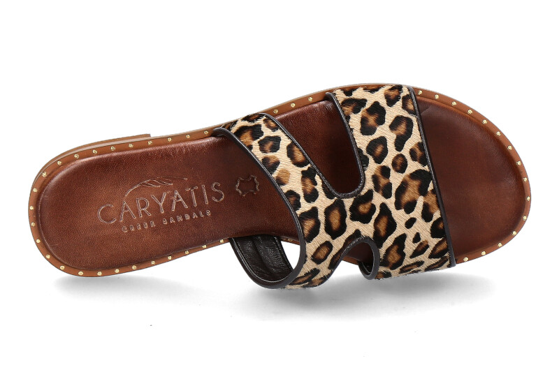 Caryatis Pantolette 62011 BROWN LEOPARD