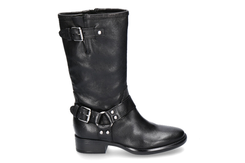 Mjus Biker- Boots L46303 LEATHER- nero/ schwarz