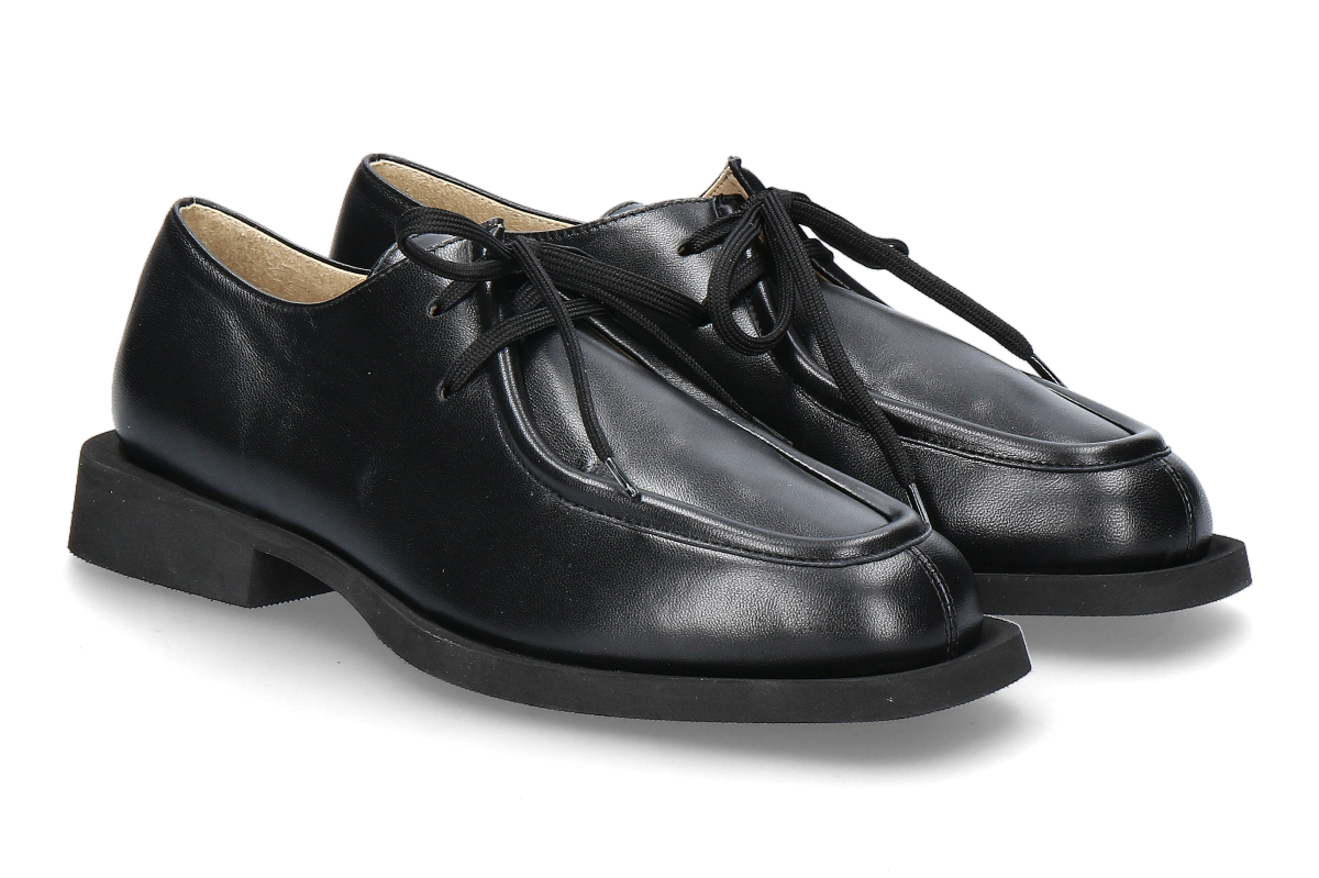 Brunate Schnüschuh AMI NAPPA - nero/schwarz