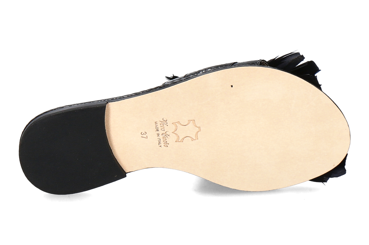 Paola Fiorenza Pantolette SNAKE SLIDER- nero_271000117_4