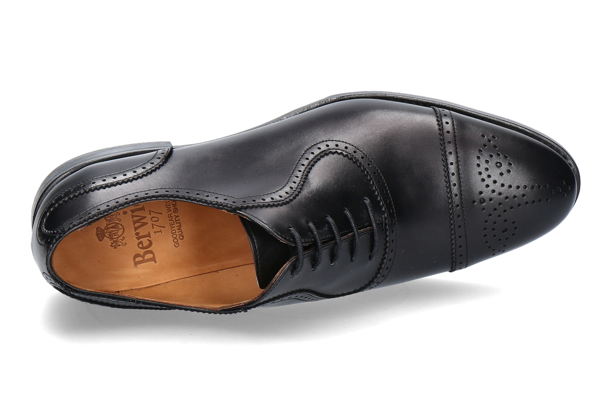 Berwick Herren Schnürer BOX CALF NEGRO - schwarz_132000355_4