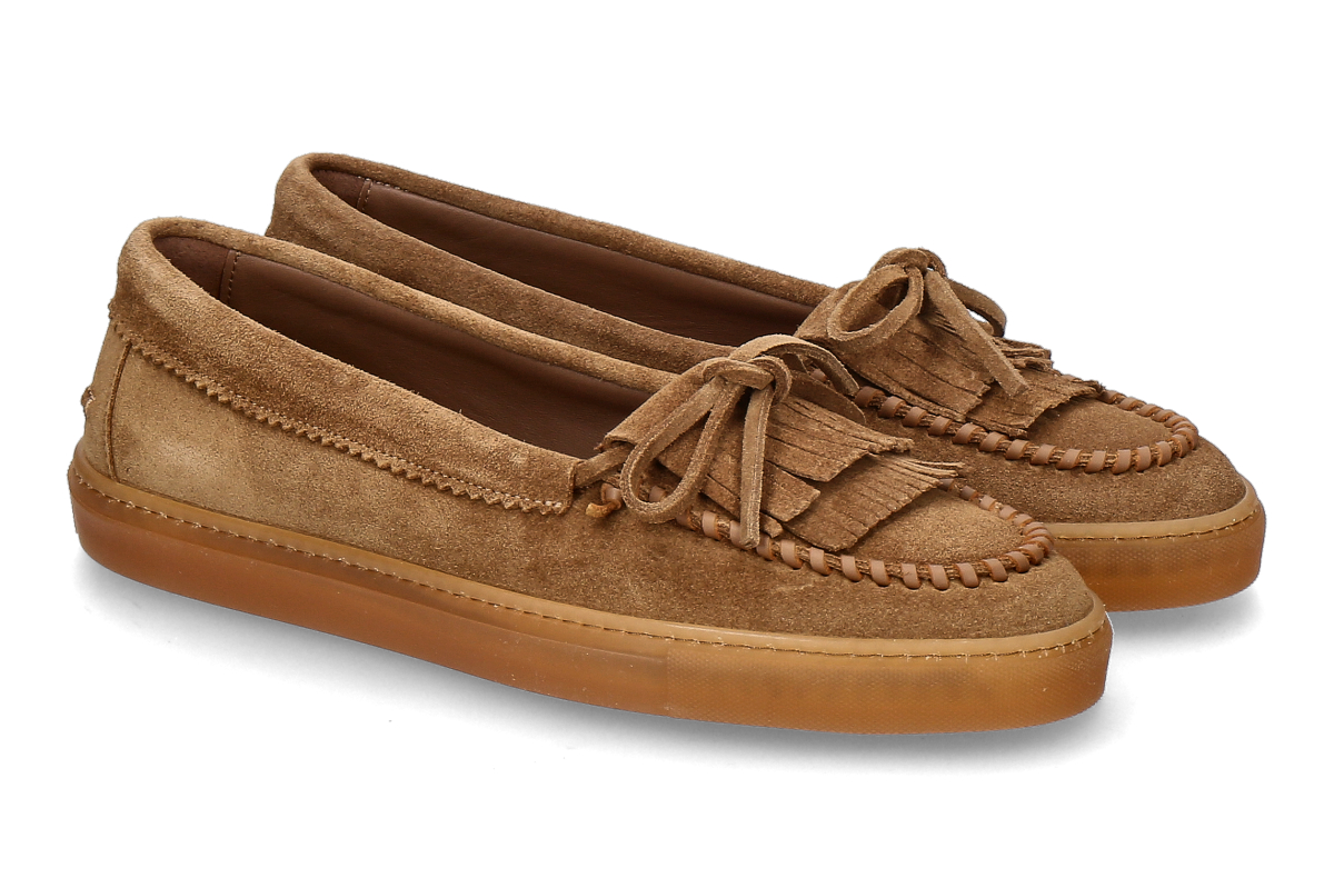 Copenhagen Studios Damen- Mokassin CPH365 SUEDE- new brown/ braun