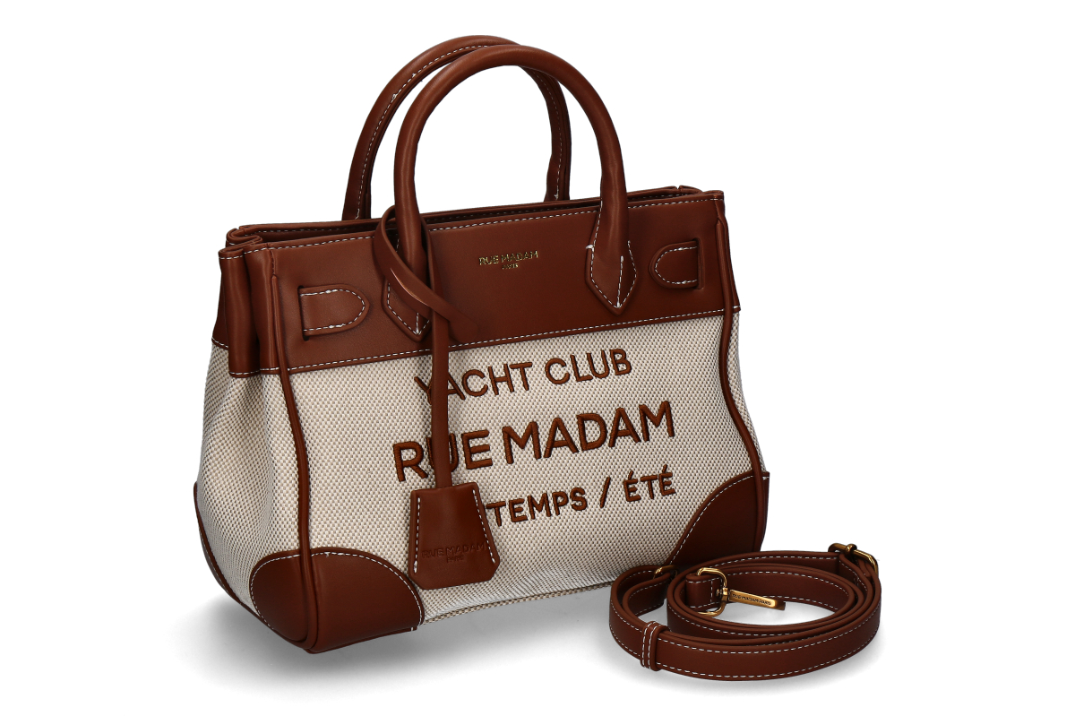 Rue Madam Handtasche RIVIERA- braun/ canvas brown