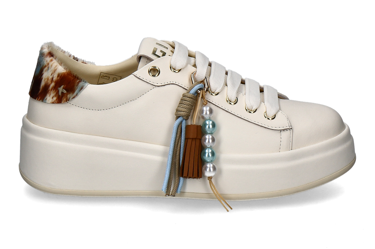 Gio+ Damen- Sneaker OLIVA02 COMBI- latte mucca/ elfenbein
