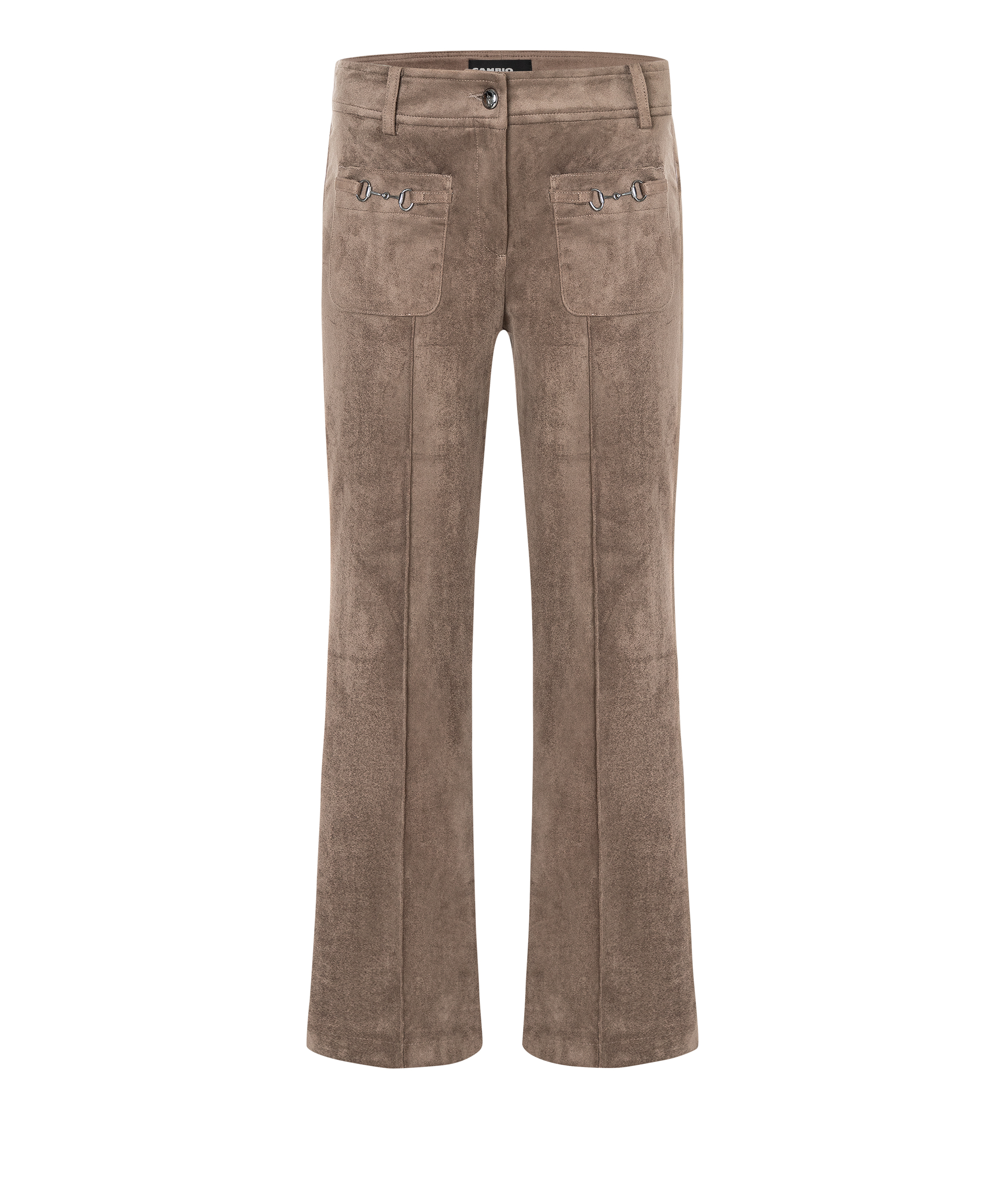 Cambio Stoffhose FARAH PATCHED POCKET- petit loop/ braun