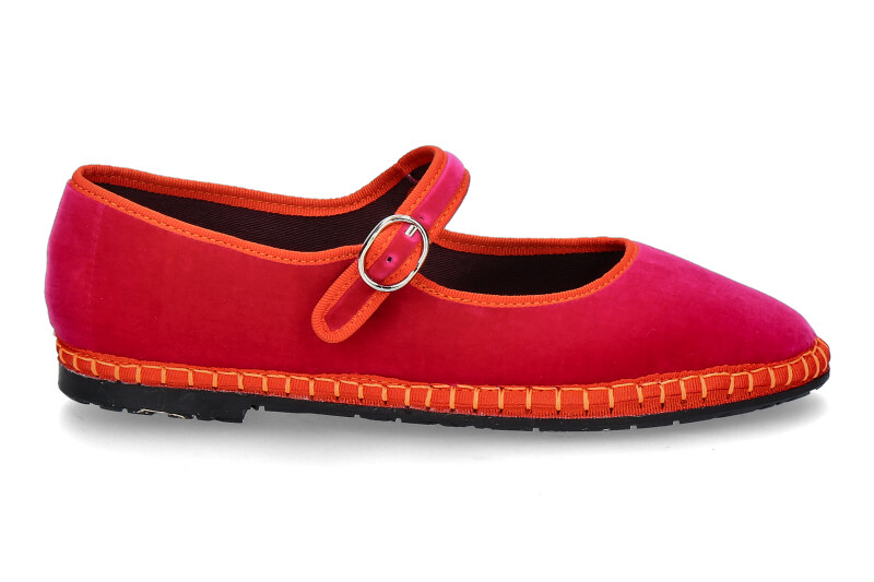 Flabelus Riemenballerina NANA SAMT- pink/orange