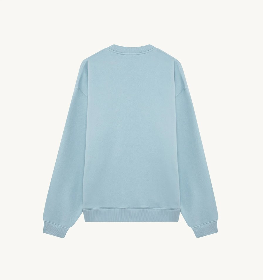 Autry Unisex- Sweatshirt DOUBLE LOGO- chalcedony/ hellblau