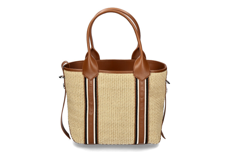 Hogan Shopper SCRIPT SHOPPING MEDIA RAFFIA- cognacbraun