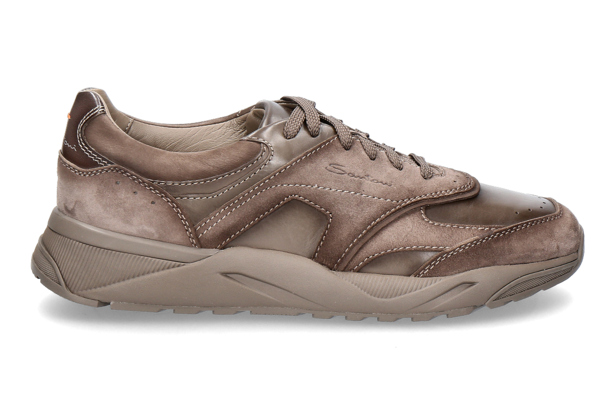 Santoni Herren- Sneaker INNOVA NEX B KOHE- beige/taupe