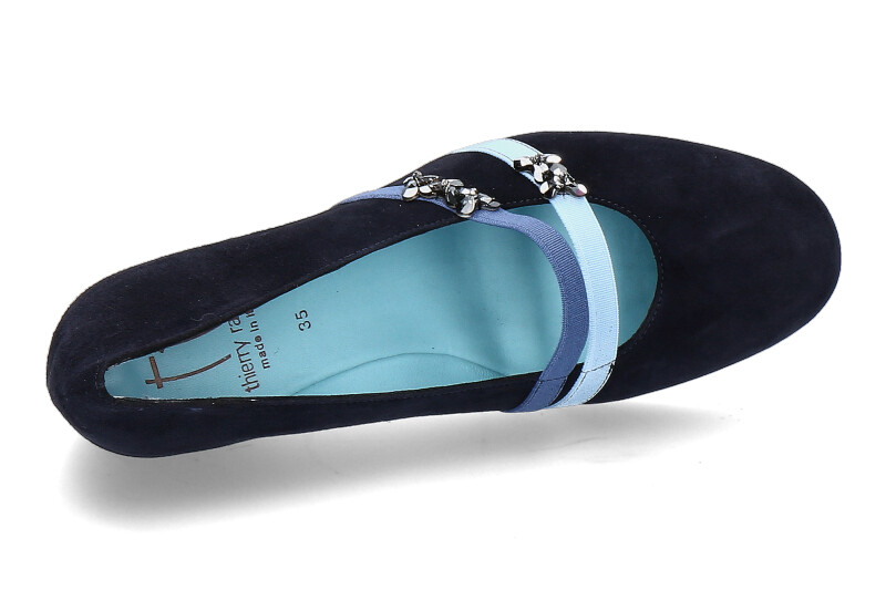 Thierry Rabotin Keilballerina TORBIS CAMOSCIO DARKBLU (36½)
