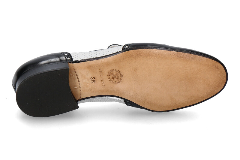 Maretto Loafer BIANCO NERO (38)