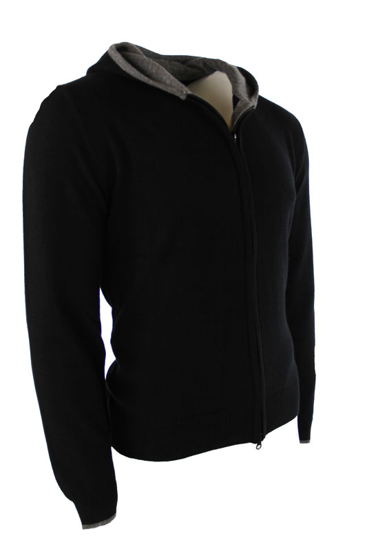 Vadrony Jacke GIACCA CACHEMIRE BLACK GREY (L)
