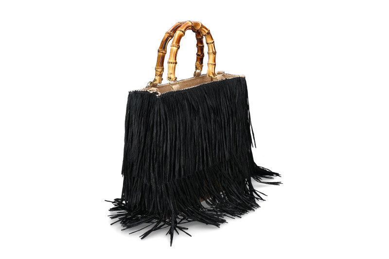 La Milanesa Henkeltasche TAN MEDIUM- nero/schwarz