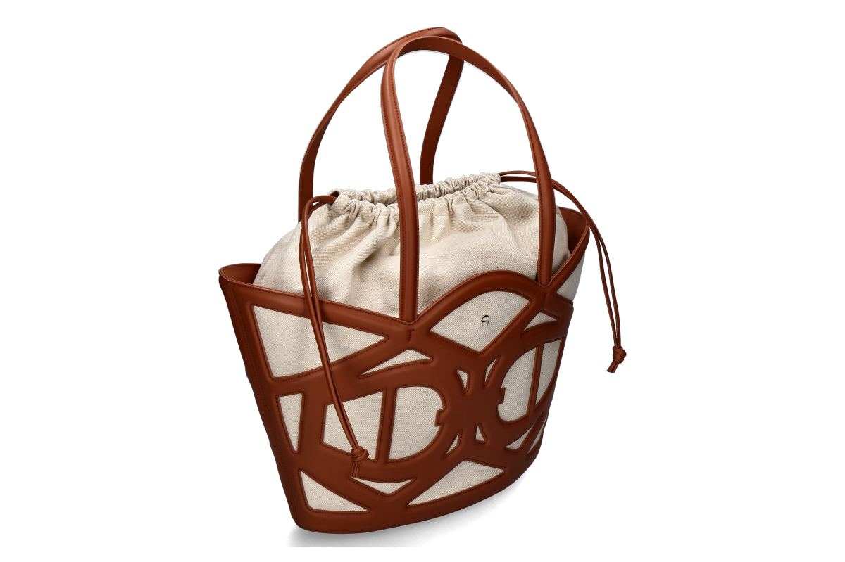 Aigner Shopper AZZURRA M- braun-beige/ cognac brown