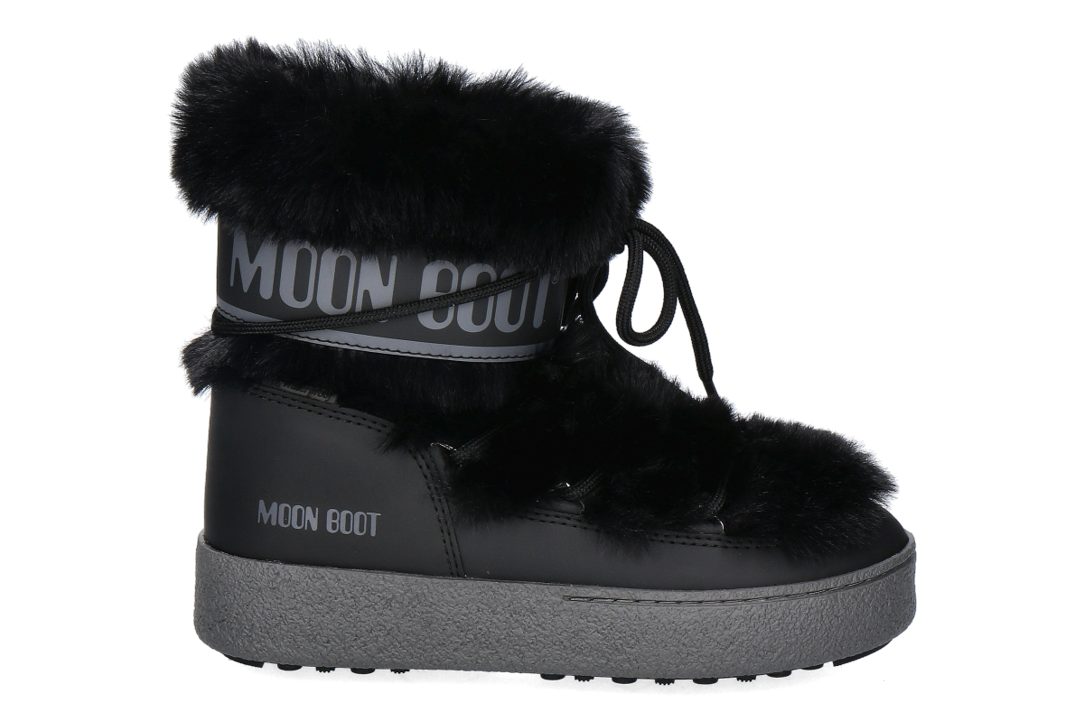 Moon Boot Damen Bootie LTRACK FAUX FUR- black/ schwarz