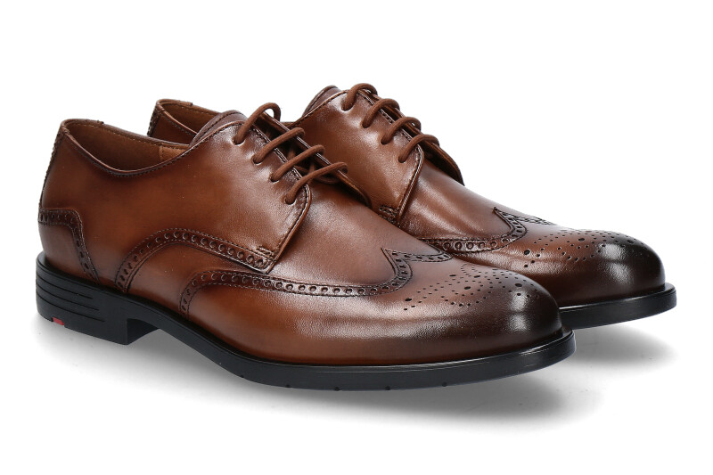 Lloyd Herren- Schnürschuh EEZY 140 GLOVE NAPPA- cognac/braun