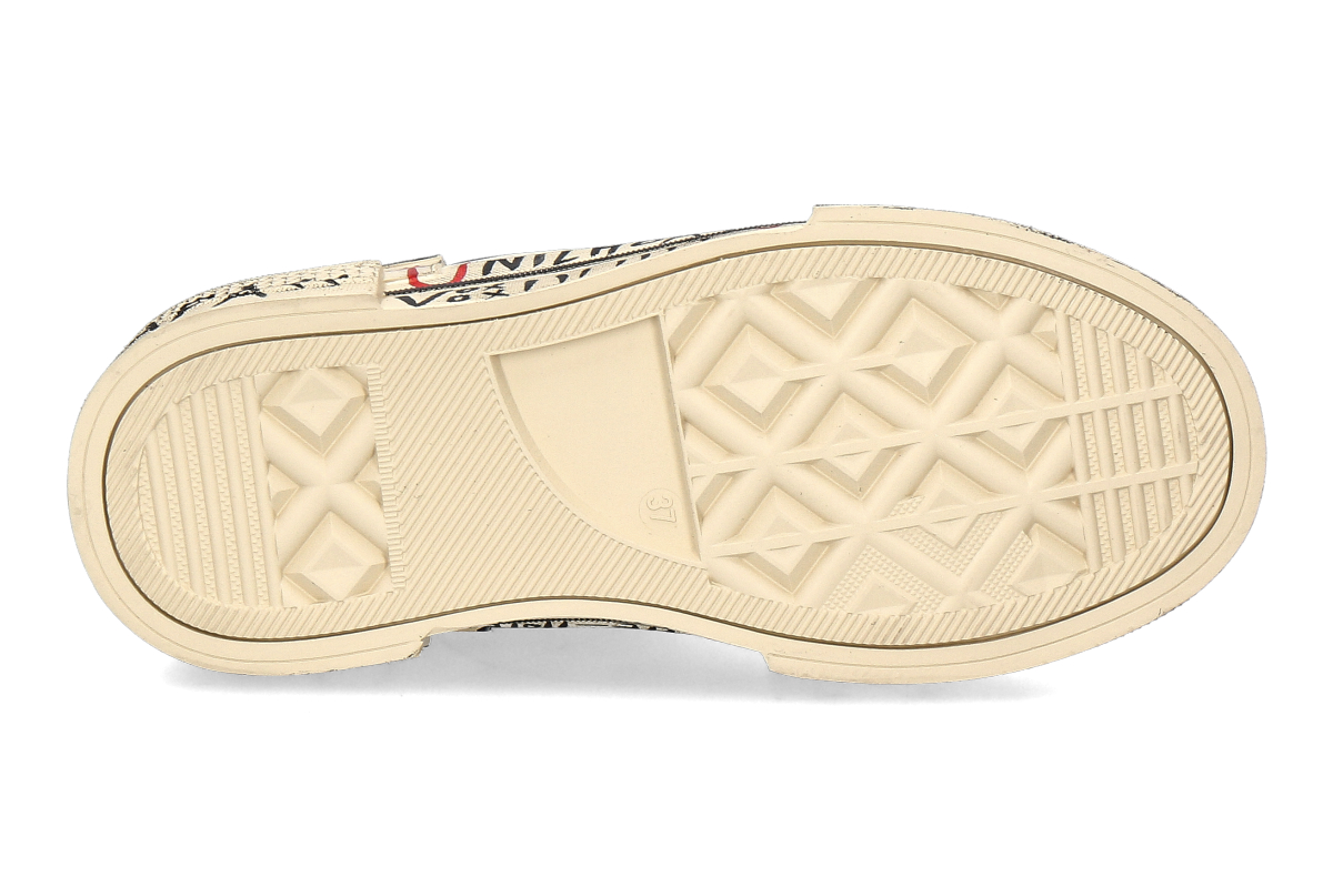 Nan-Ku Couture High Top Sneaker gefüttert SKATER SMILEY - beige_232400156_4