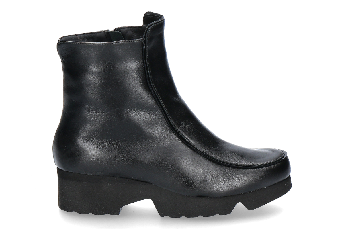 Thierry Rabotin Plateaustiefelette gefüttert DESI NAPPA SHINE- black/ schwarz