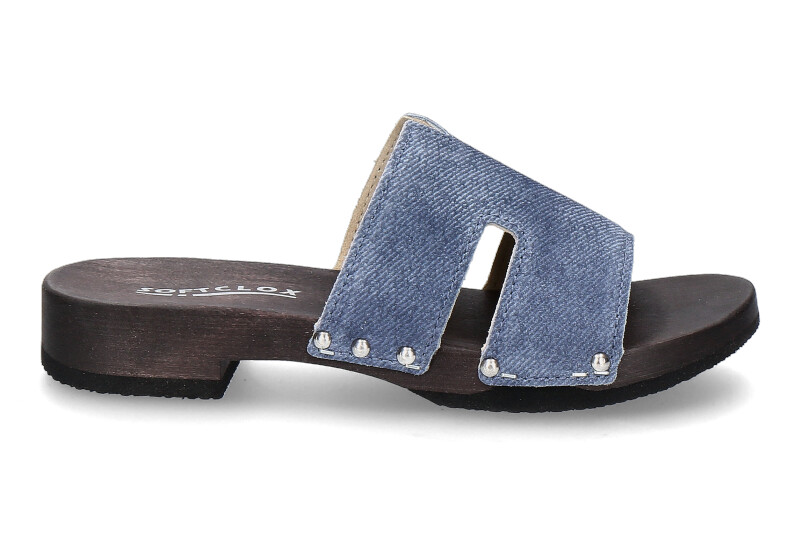Softclox Pantolette BLIDA JEANSLOOK- dunkelblau