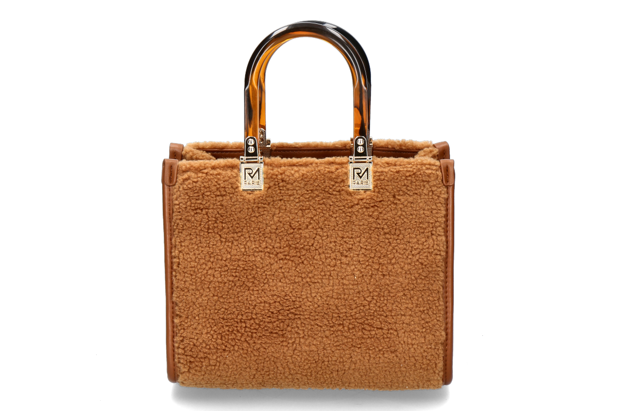 Rue Madam Umhängetasche- MARVIN MINI TOTE WINTER- cookie/braun