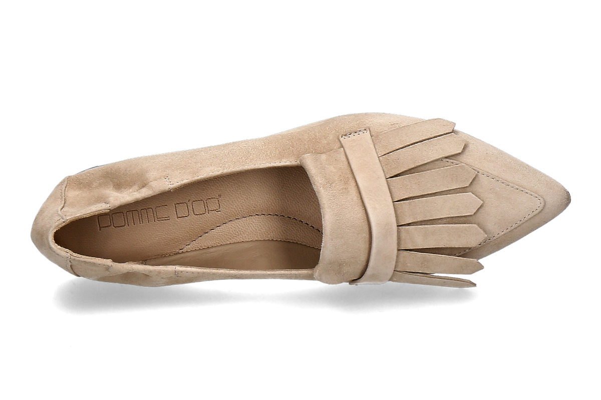 Pomme dOr Loafer GRACE CAMOSCIO- soft mocha_242400135_4