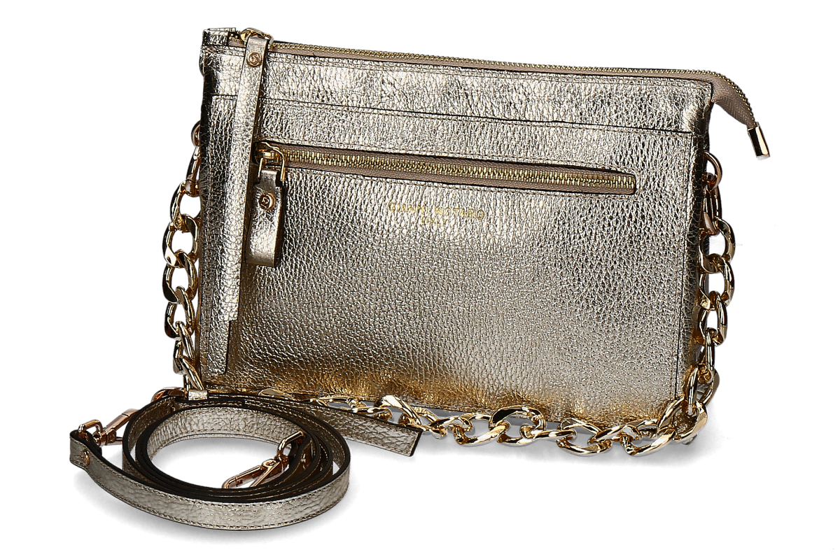 Gianni Notaro Handtasche- platino/ gold