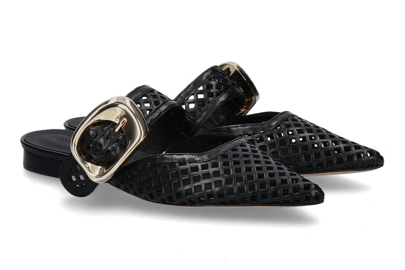 Thea Mika Pantolette NAPPA- nera/schwarz