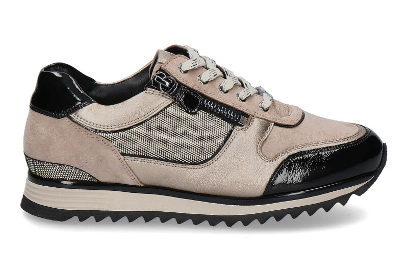 Hassia Sneaker PORTO PERLATO- taupe/schwarz